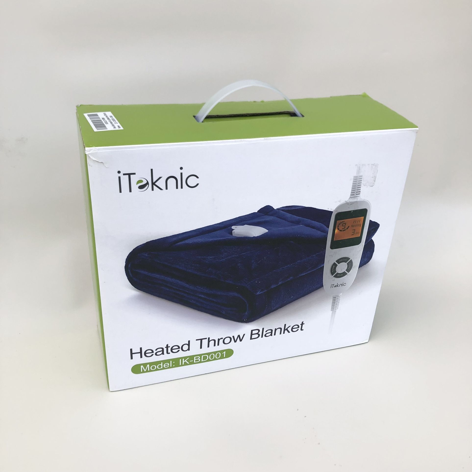 iTeKnic IK-BD001  60"x 50" Heated Throw Blanket
