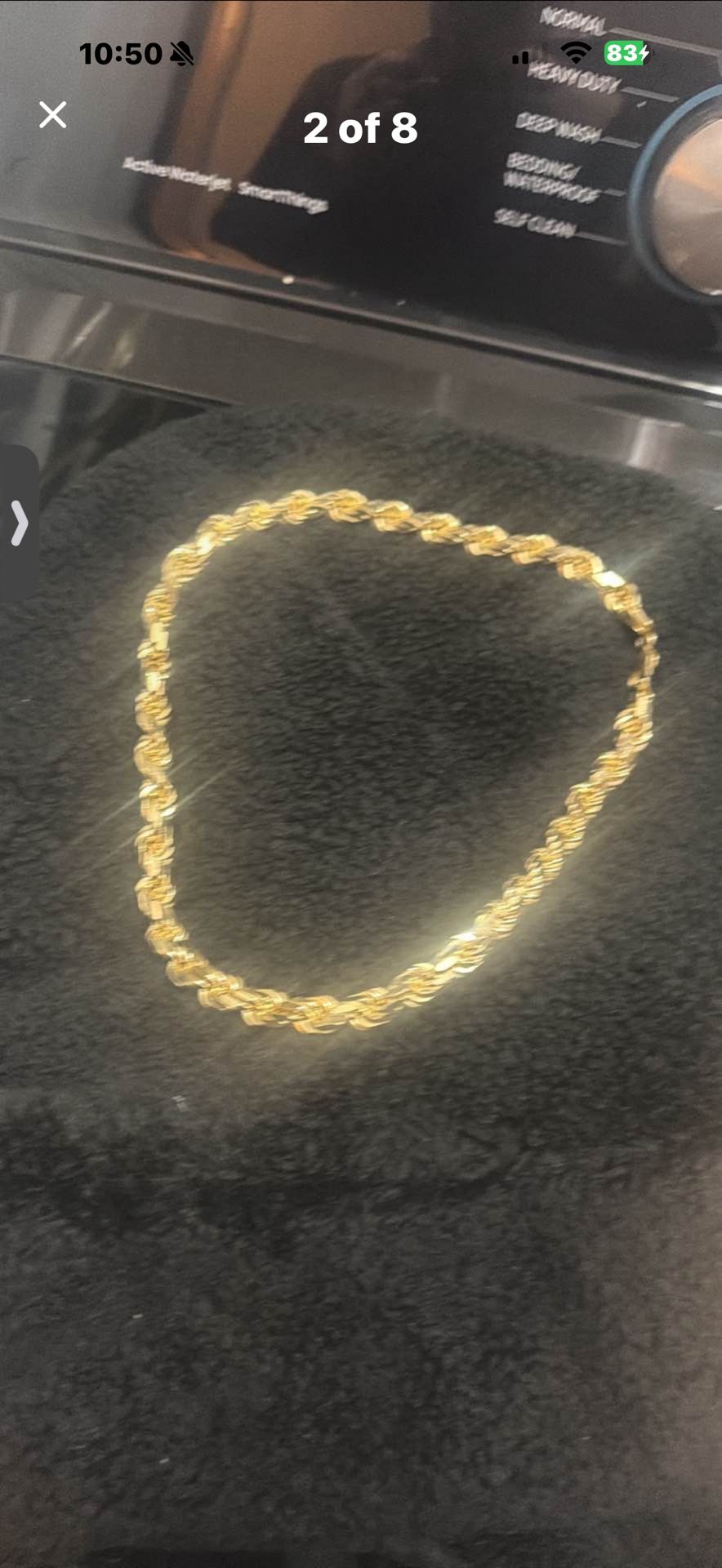 BIG BOSS Rope Chain Necklace - 14k Gold Vermeil 925 Sterling Silver - 18"-30" - 11mm