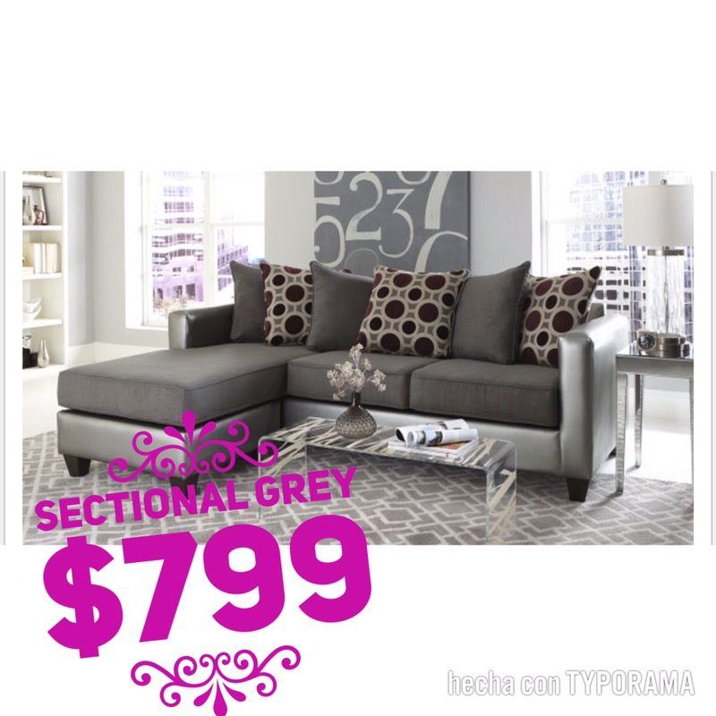 Sectional Grey