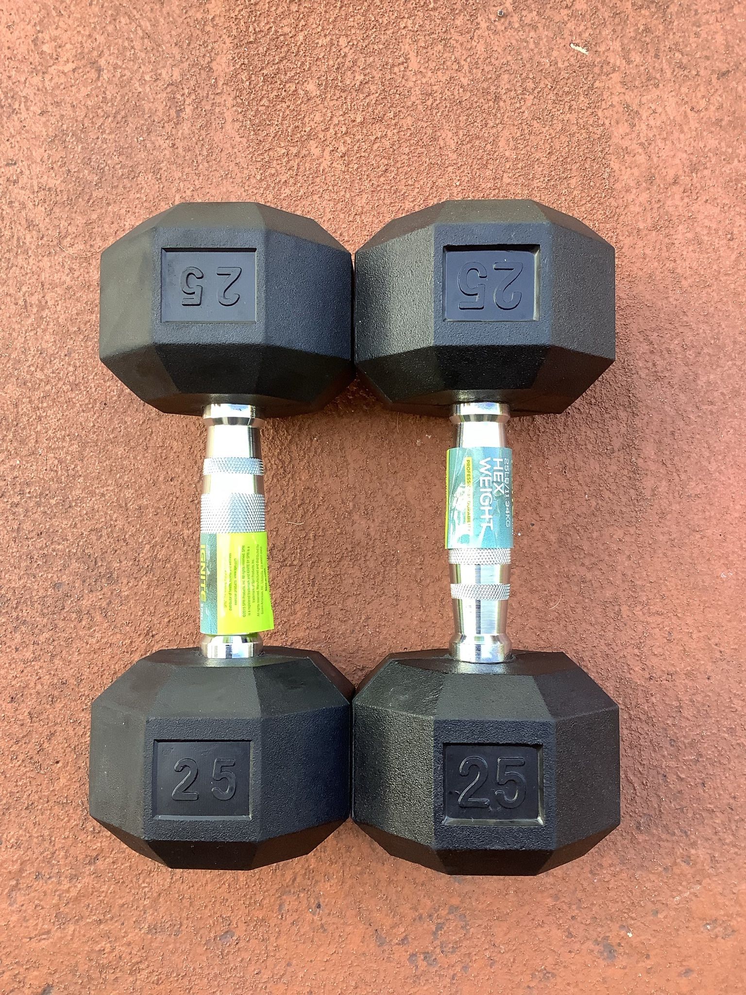 25.lbs X 2 Dumbbell Set