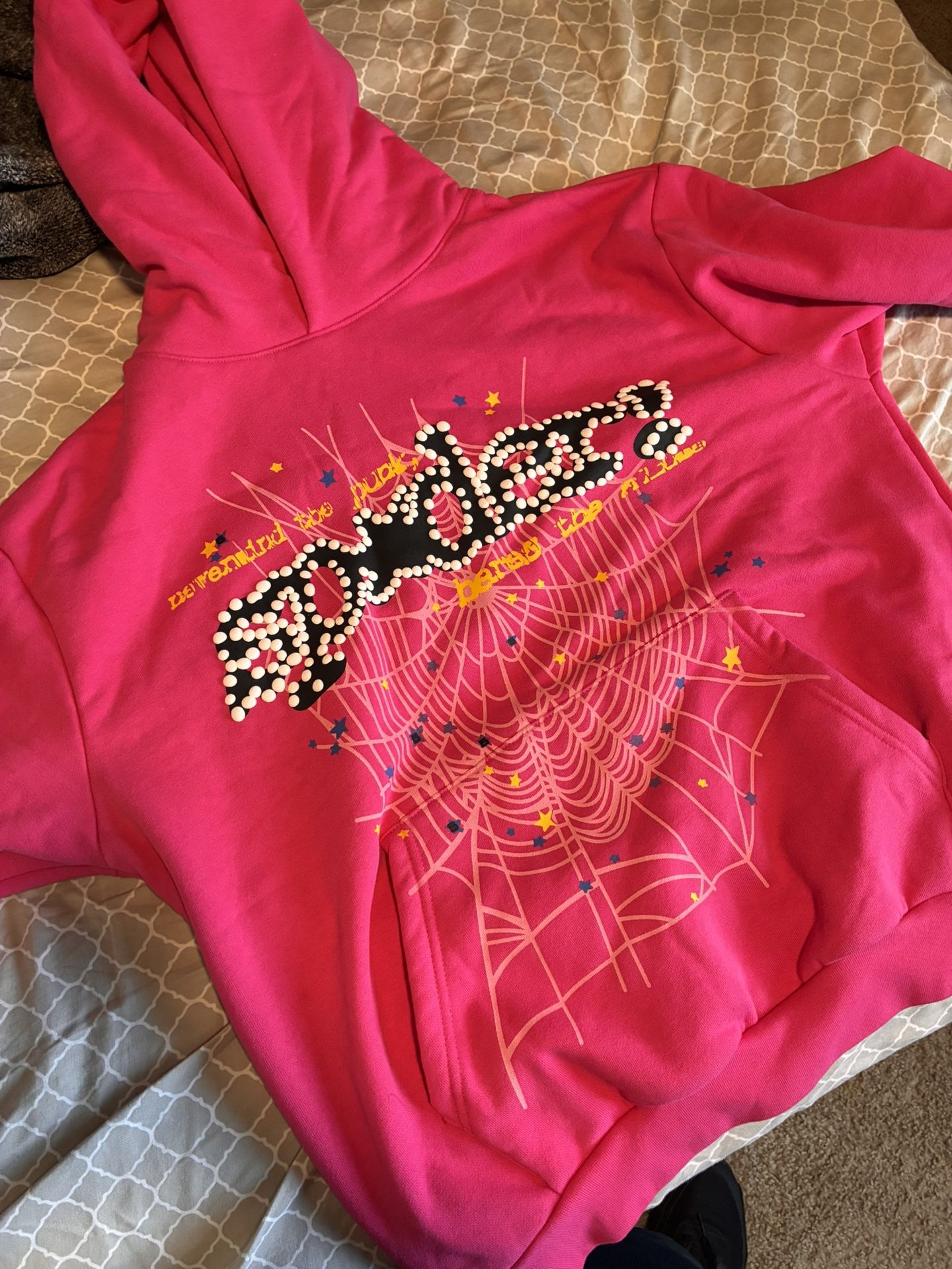Pink Spirder Hoodie 