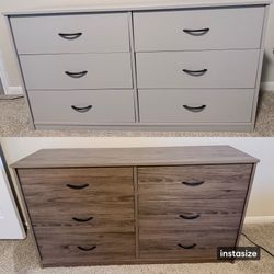 (2) 6-drawer dresser for sale, 70 dollars each