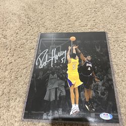 Robert horry signed picture