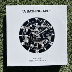 Bape Bapex Green Camp Clock Brand New 