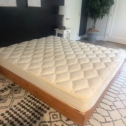 Cal King Platform Bed And Mattress
