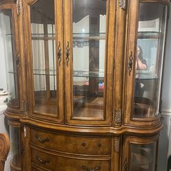 Curio cabinet With Doors And Drawers 