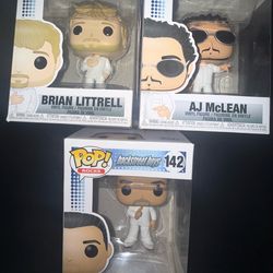 Funko Pop Backstreet Boys Brian Littrell #139 AJ McLean #141 Howie Dorough #142