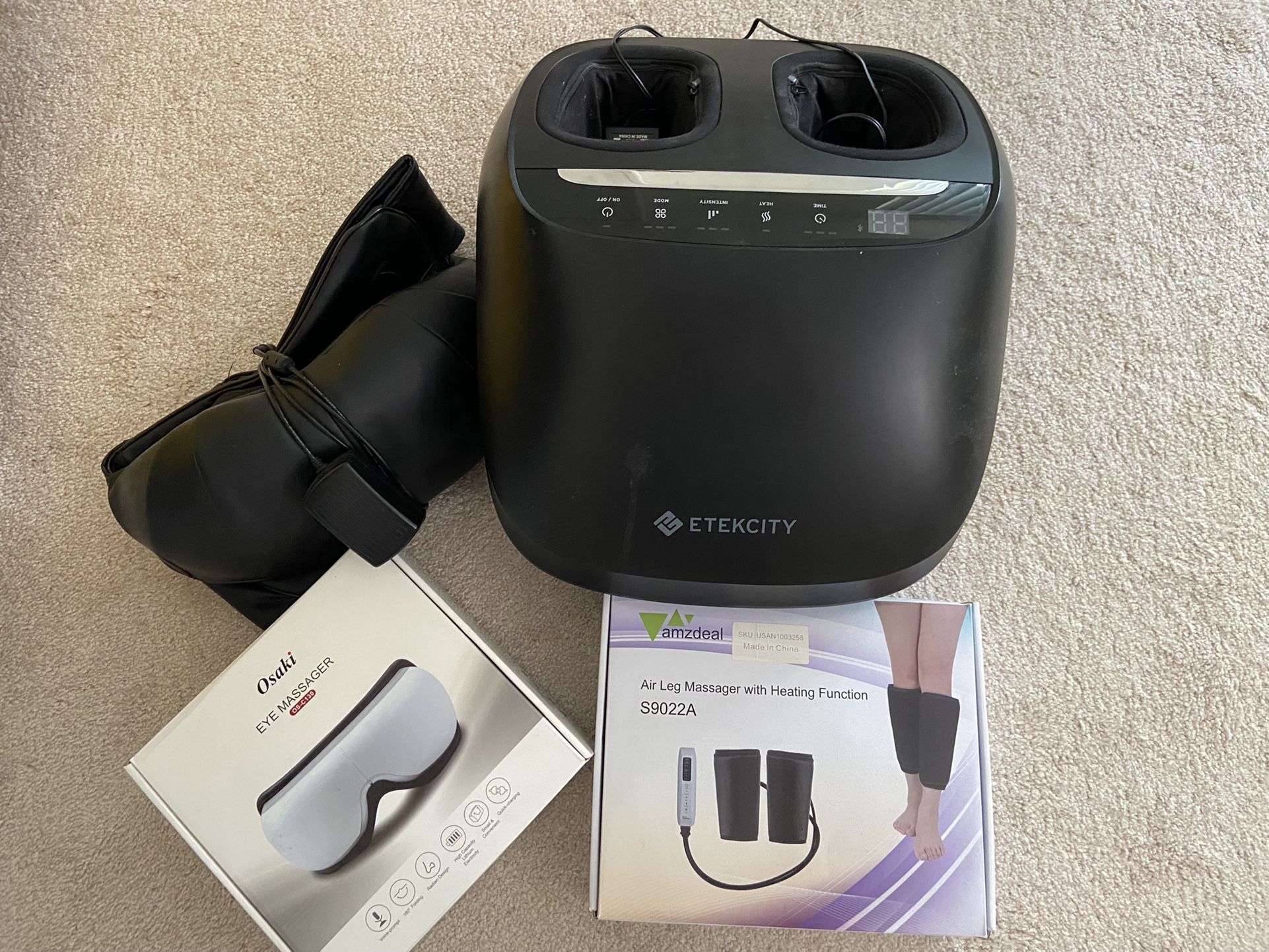 Eye Massager+Neck Messager+Leg Messager+ Foot Messager