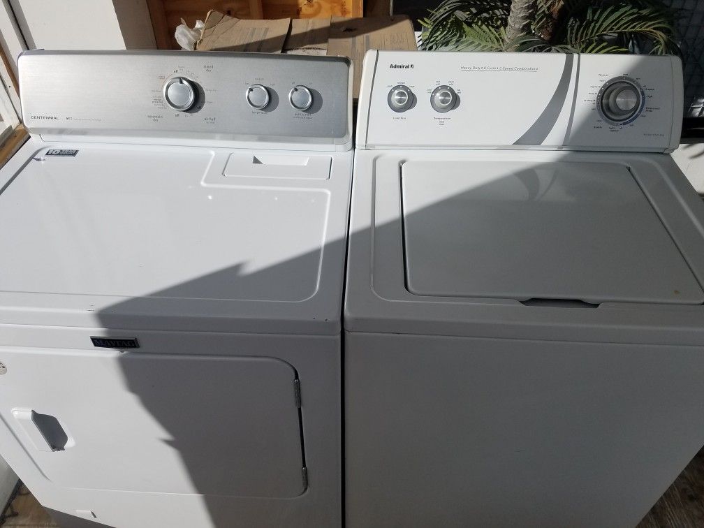 Washer and Gas dryer