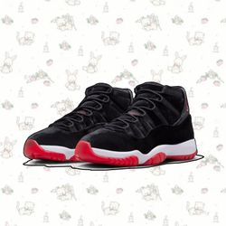 Kid's Air Jordan 11 Retro - Bred Velvet