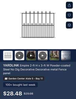 Decorative fence
