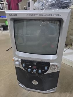 Craig 13" Color TV CDG Karaoke System