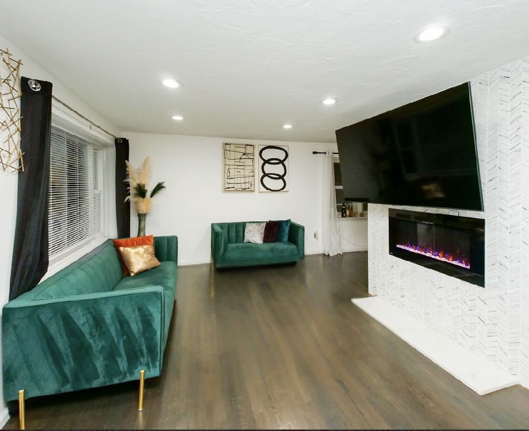 Green, Gently Used Couches