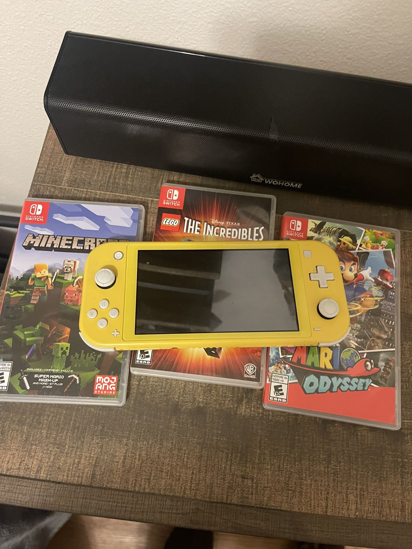 Nintendo Switch With 3 Games 