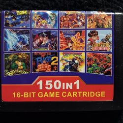 16 Bit Game Cartridge That Contains 150 Games