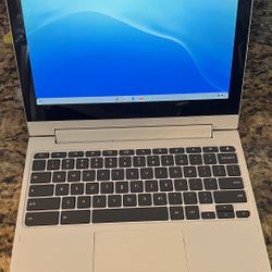 Lenovo Chromebook C330 2-in-1 Convertible Laptop, 11.6" HD Display, MediaTek MT8173C, 4GB RAM, 64GB Storage, Chrome OS, Blizzard White