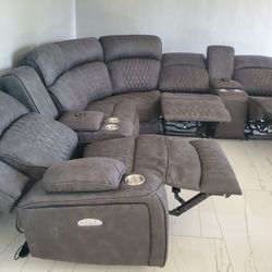 Sectional Recliner Sofa Set