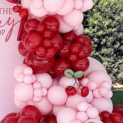 organic Cherry, Balloon, Arch 