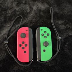 Nintendo Switch Green & Pink Joy Cons