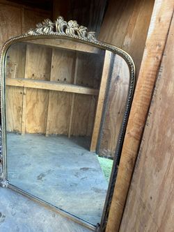 Anthropologie, 5'' Gleaming Primrose Mirror