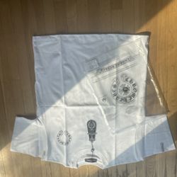 White Chrome Hearts T-shirt White Logo 