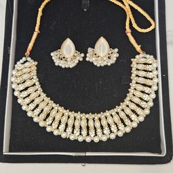 Indian jewelry set.
