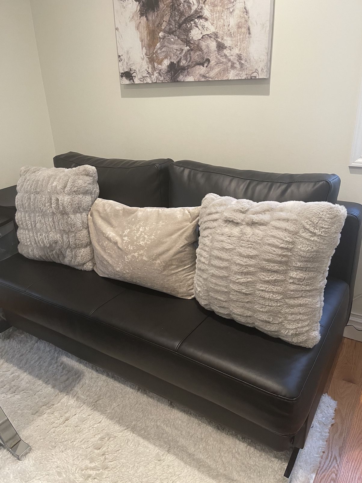 Black Sleeper Sofa, Queen Size