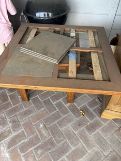 Table With Tile Inserts