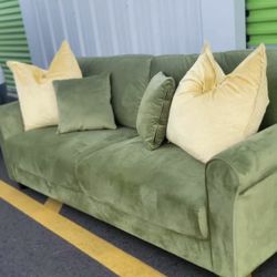 Olive Green Couch - Like New