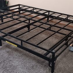 Queen Metal 5" Foundation "Box Spring" with Bed Frame