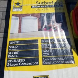 Pella Sutherland Insulated 9X7 Double Layer Garage Doors