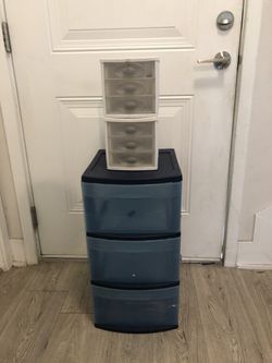 Storage with drawers and organizing