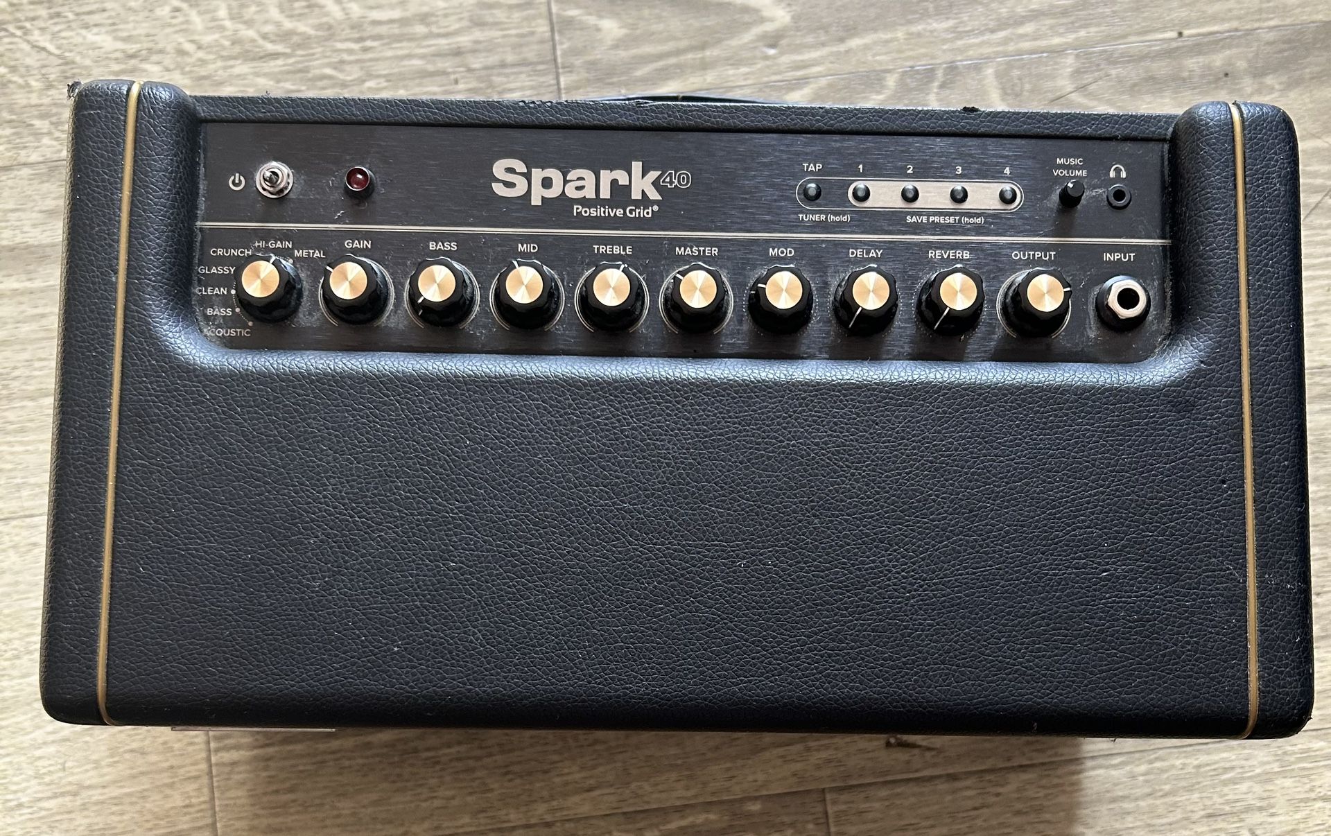 Positive Grid Spark 40-Watt Combo Practice Guitar Amplifier Electric Bass and Acoustic Guitar Amp with Spark Mobile App