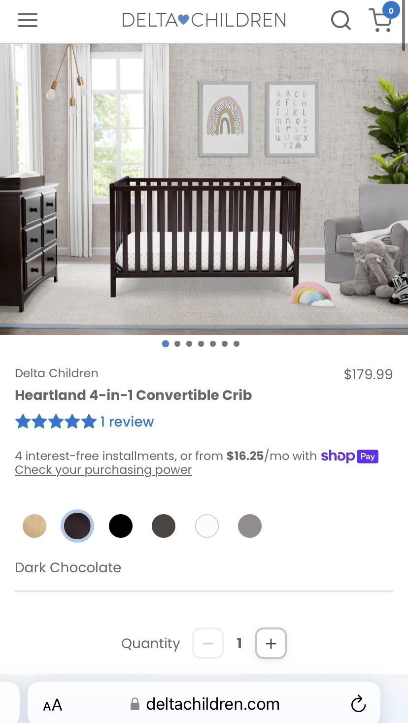 Delta Children 4 In 1 Crib