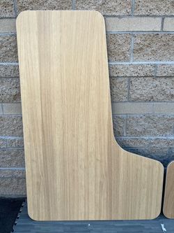 IKEA BEKANT LEFT CORNER DESK (OAK COLOR)
