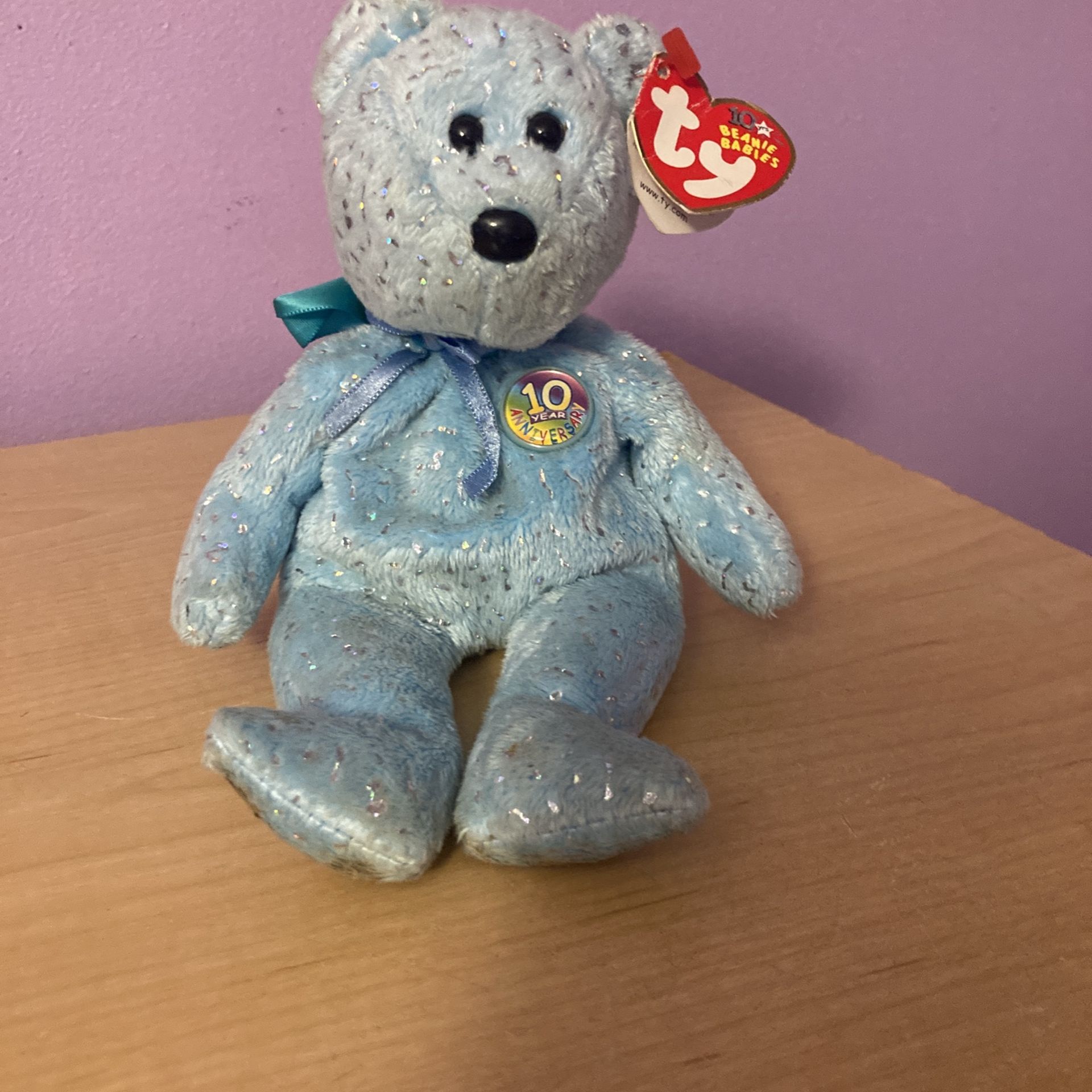 10 Year anniversary Beanie Baby