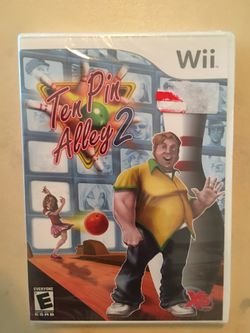 Nintendo Wii ten pin alley 2 new sealed