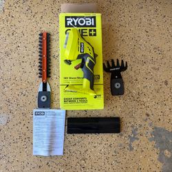 RYOBI ONE+ 18V Cordless Grass Shear and Shrubber Trimmer (Tool Only)