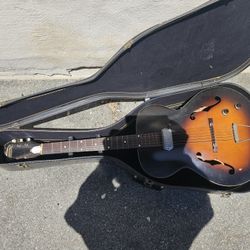 Kay/Harmony TrueTone arch top acoustic and electric guitar