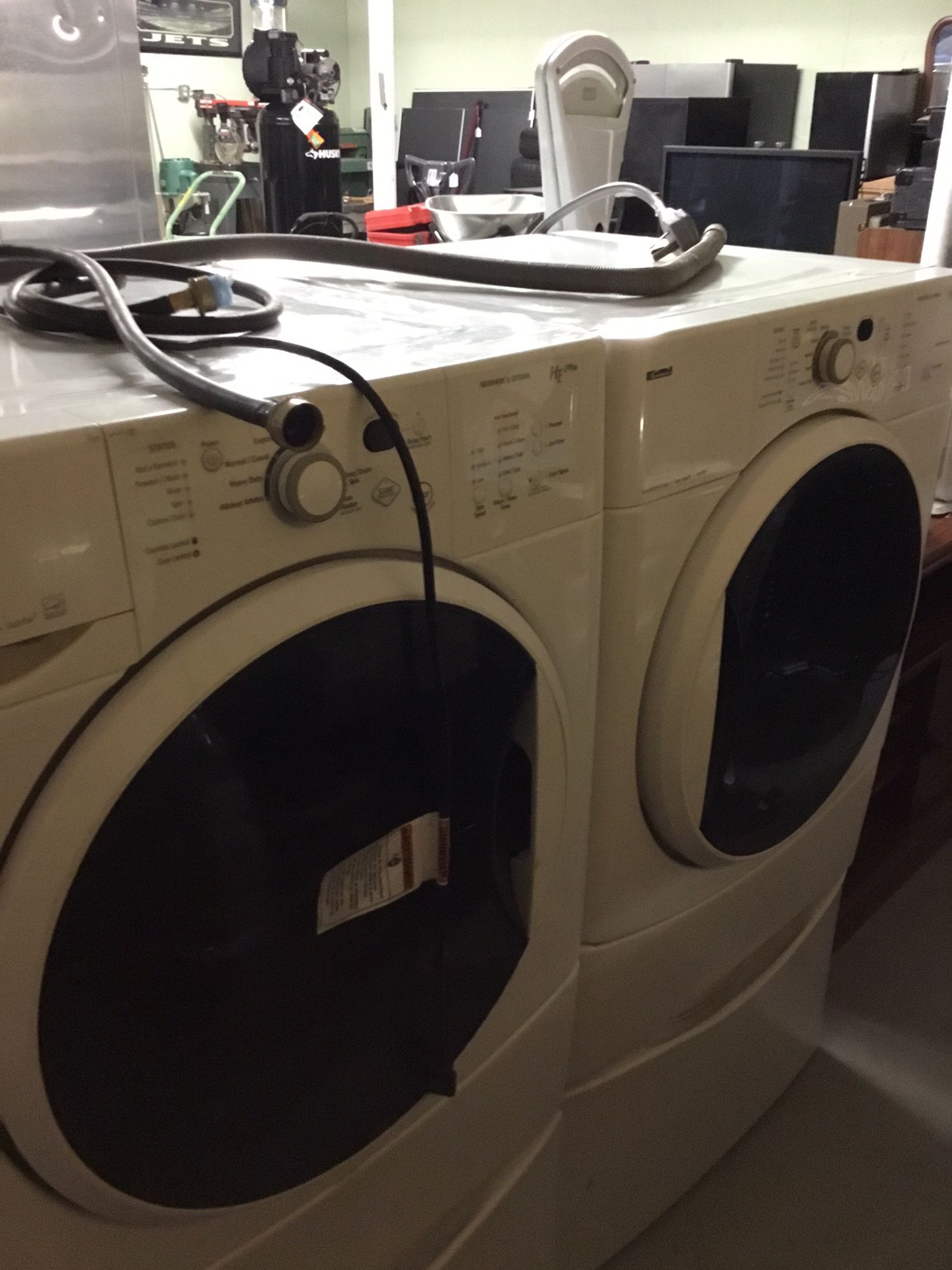 H2 Plus washer and dryer