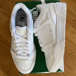 New Youth Boys Girls Puma Sz 6.5 White Shoes 