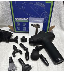Deep Tissue Massage Gun with Attachments
