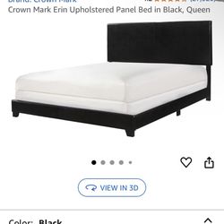 Queen Size Bed Frame And Queen Size Box Spring.