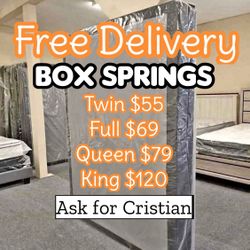 Box Springs  Twin box Full box  Queen box  King box  Bases para colchon  Box spring 