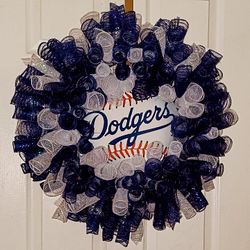 Dodgers wreath