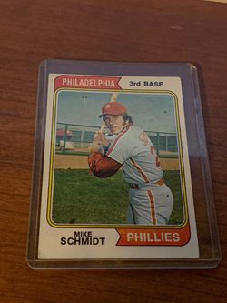 1974 Topps Mike Schmidt Philadelphia Phillies