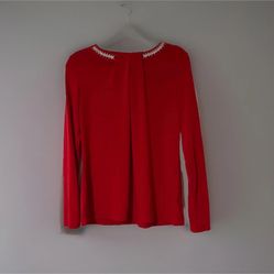 Women’s Red Liz Claiborne Blouse Small