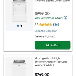 Maytag Washer Dryer
