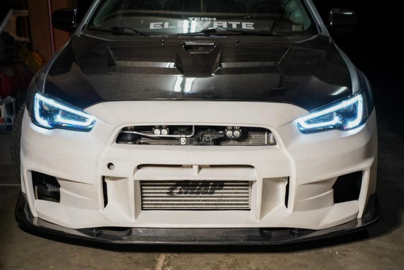 Group A VARIS Version 3 Style Front Bumper Evo X
