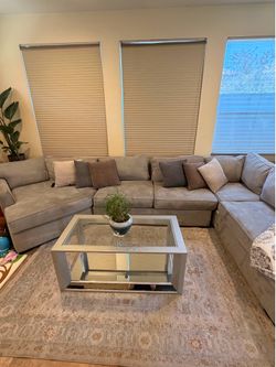 Sectional with coffee table